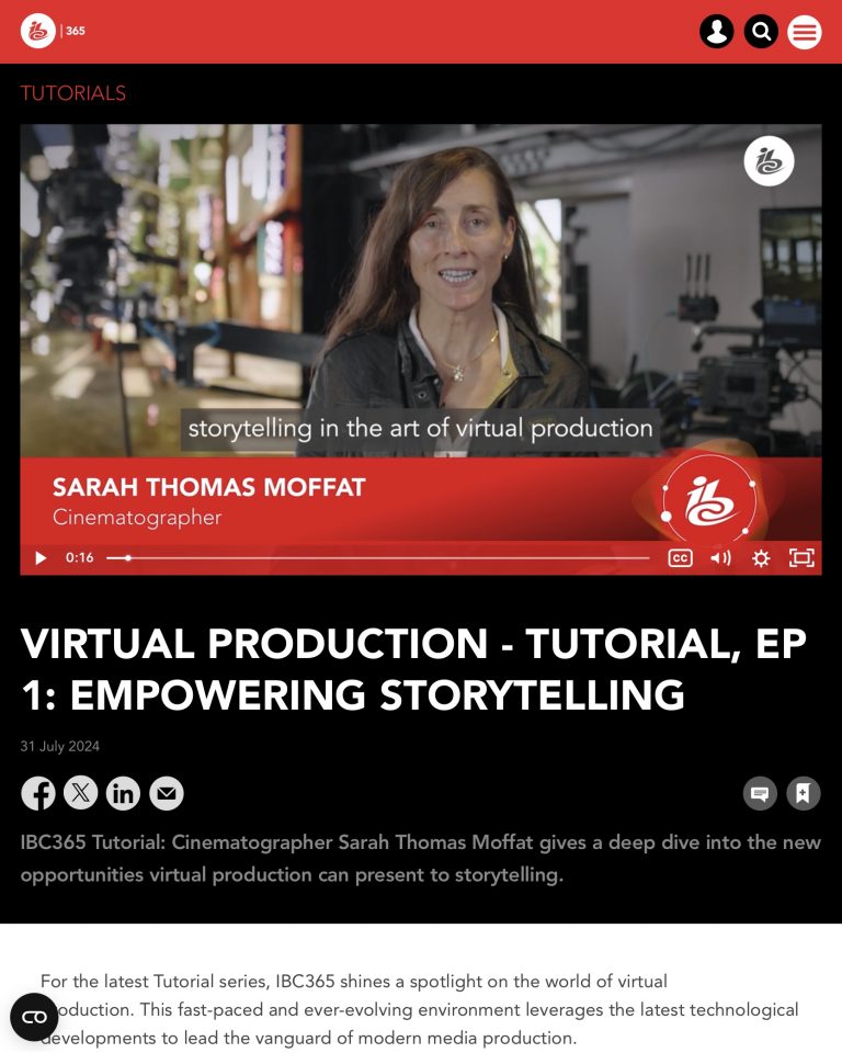 IBC VIRTUAL PRODUCTION TUTORIAL